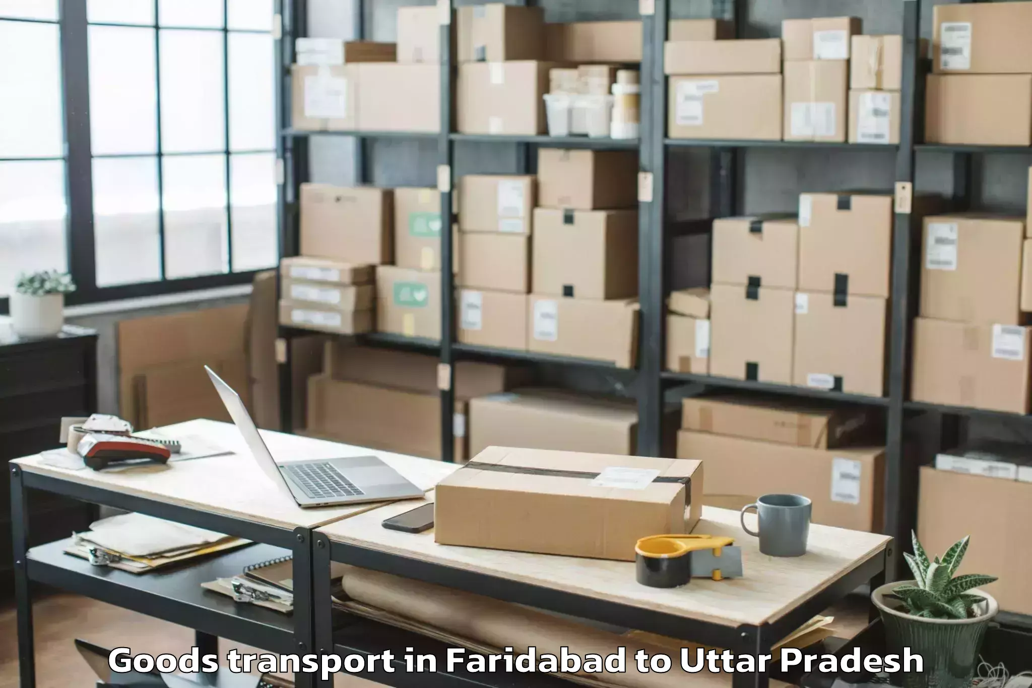 Easy Faridabad to Lalganj Raebareli Goods Transport Booking